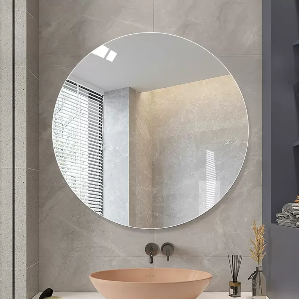 Round Bathroom Mirror Frameless 700x700mm