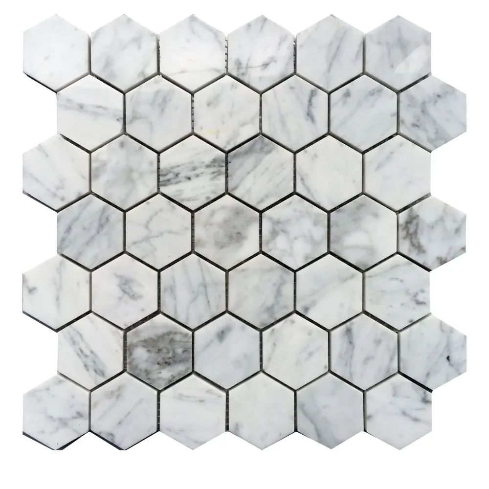  280x320mm LAY 057 Marble Mosaic Hex