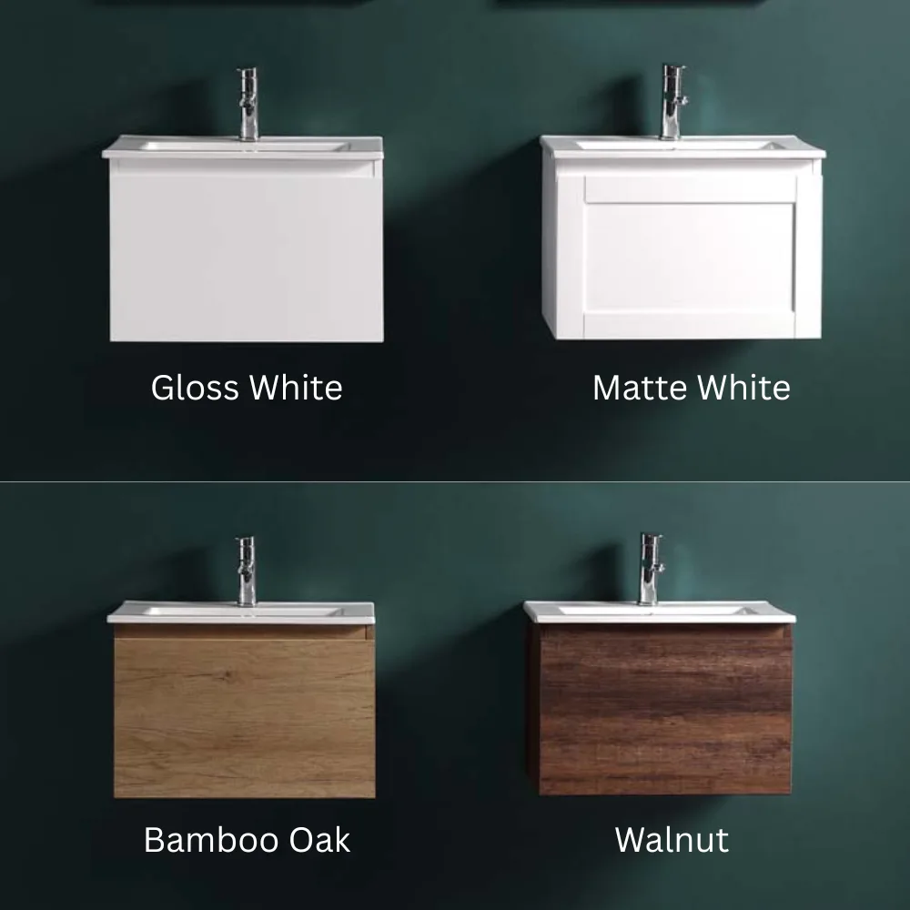 Flair 600mm Powder Room Floating Vanity