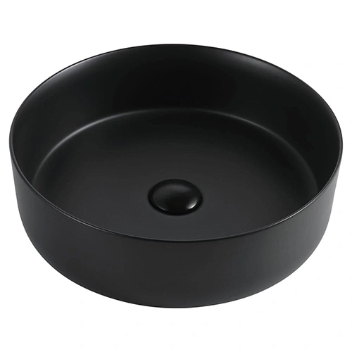 Black Round Above Counter Basin