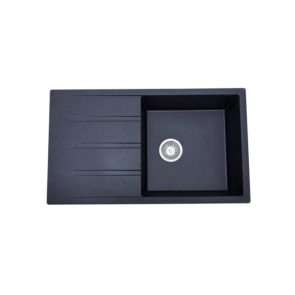 Dello Single Bowl Granite Sink with Drainer 30L