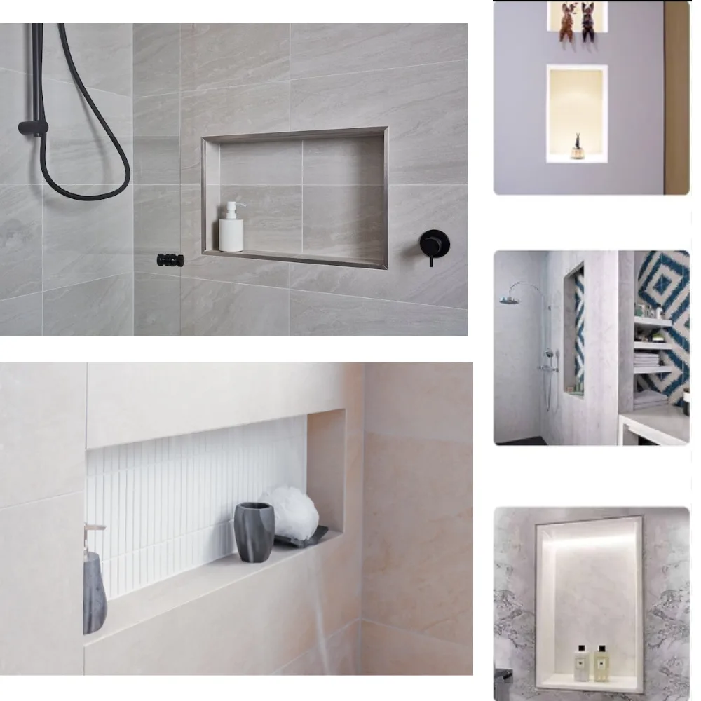 Rectangle Shower Niche Bathroom Storage