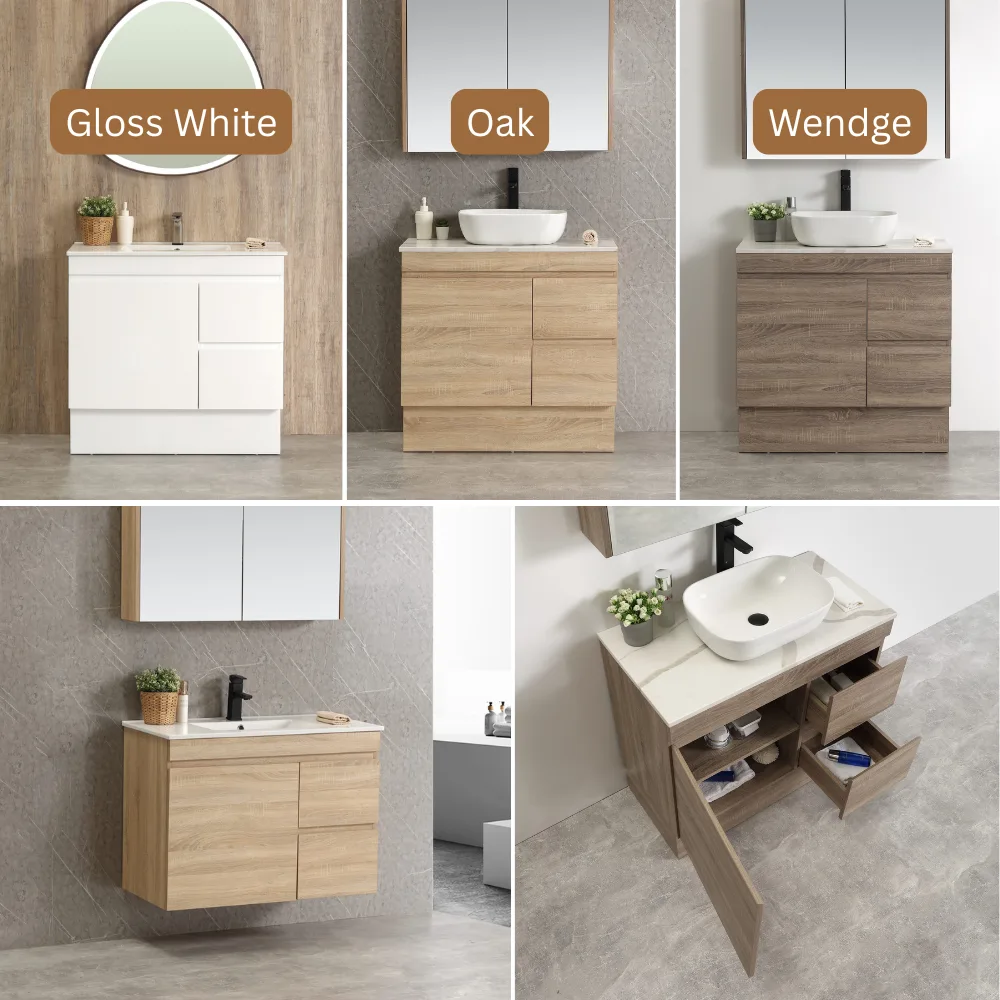 Reflex 900mm Freestanding or Floating Vanity