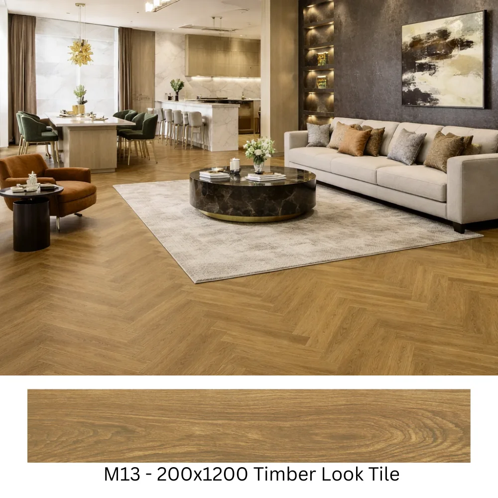 Nordic Honey Oak Timber Look Tile M13