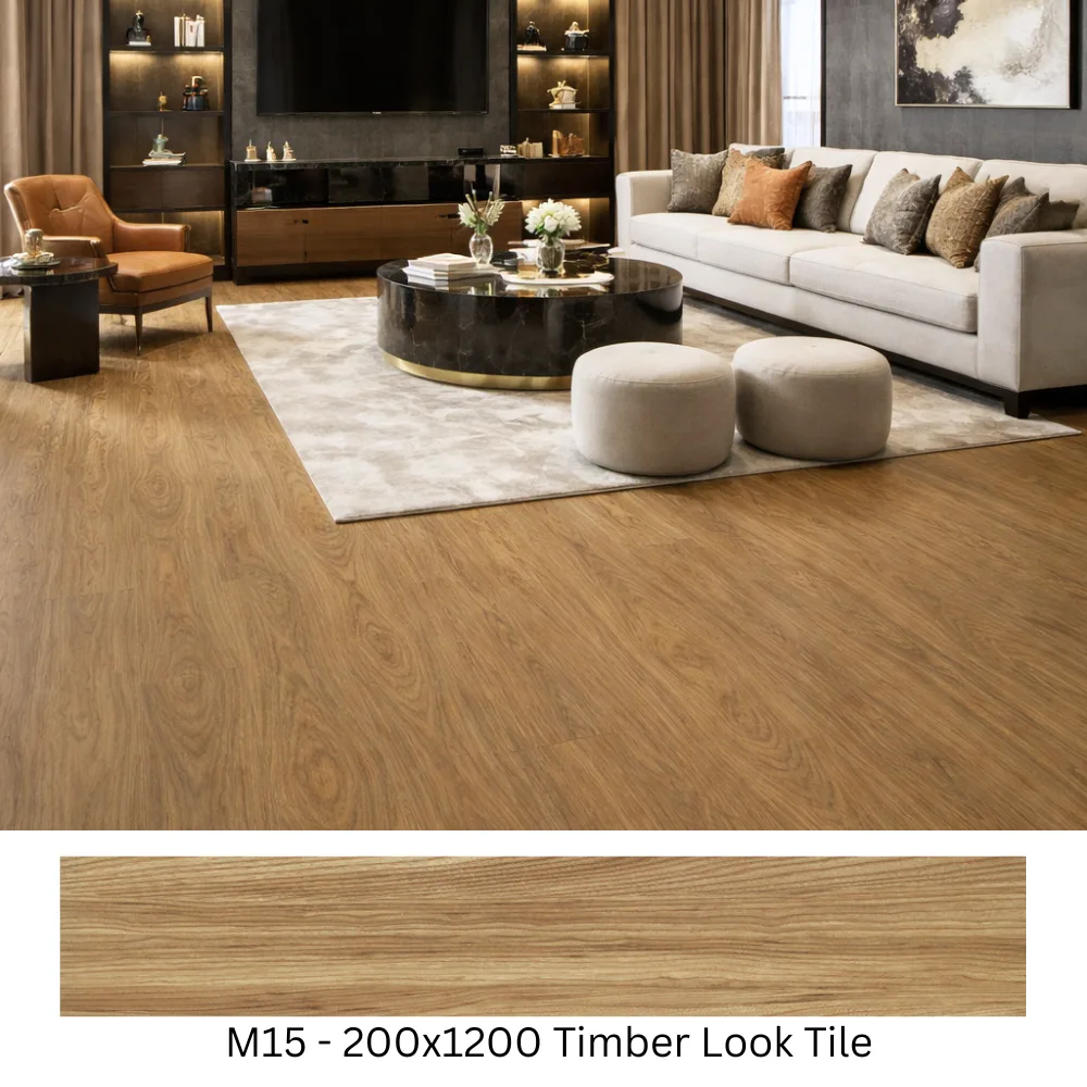 Nordic Walnut Oak Timber Look Tile M15
